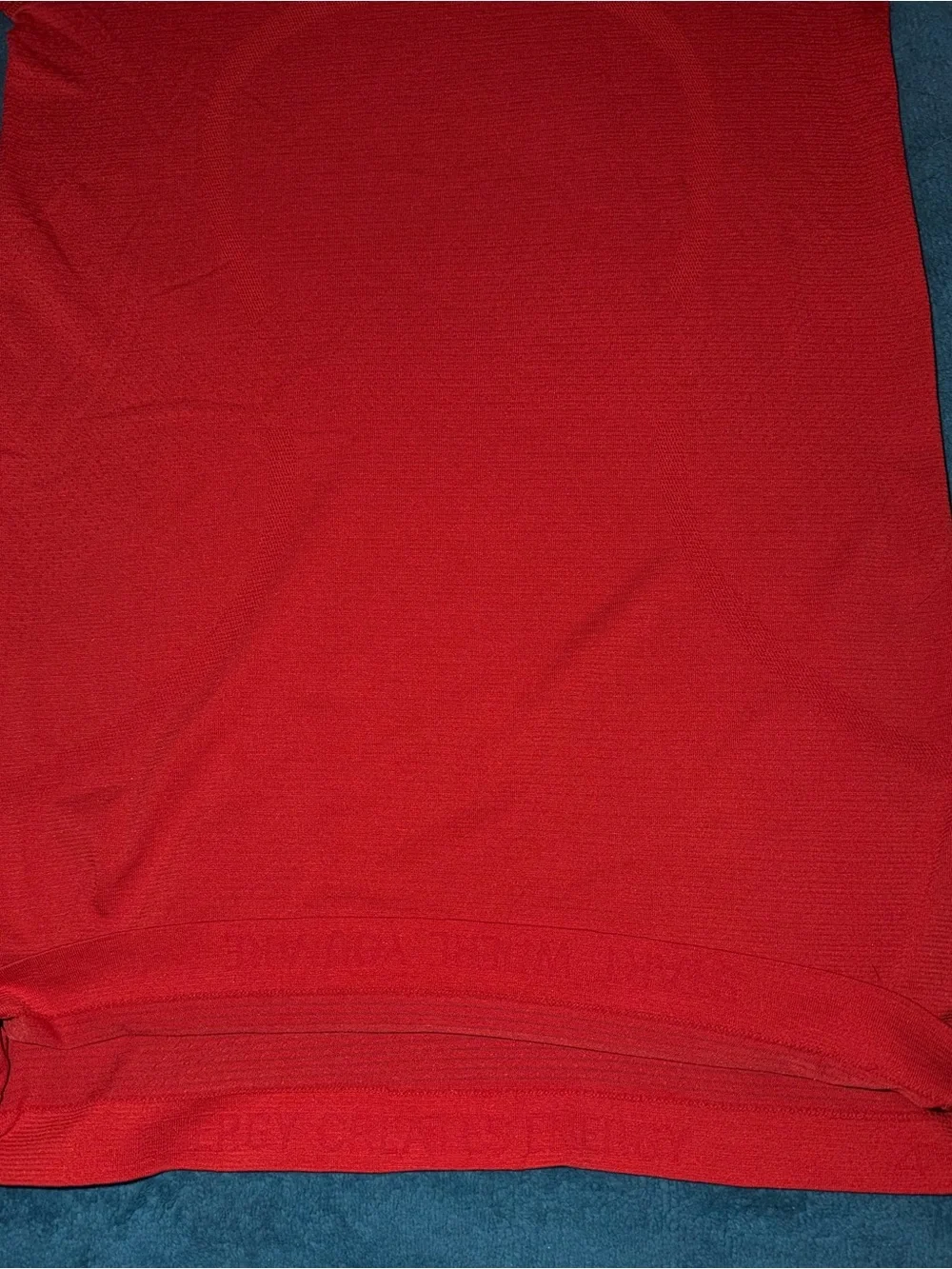 lululemon athletica Women’s Red Short-Sleeve Swiftly 2.0 Tee Size 4 Hip Length
